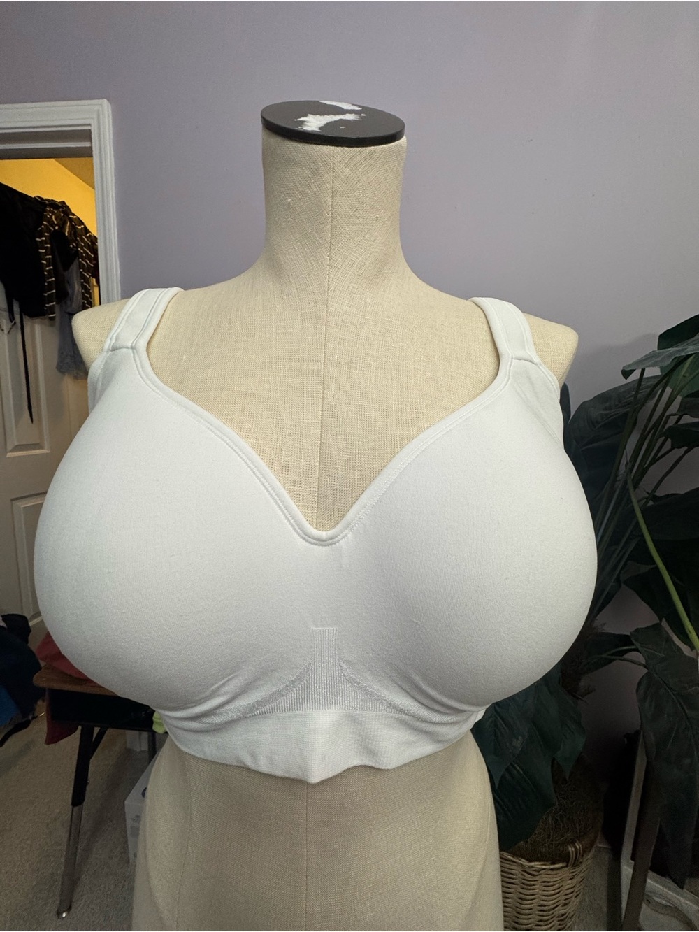 Shapermint Essentials Sweetheart Wireless Contour Bra 2XL White NWT